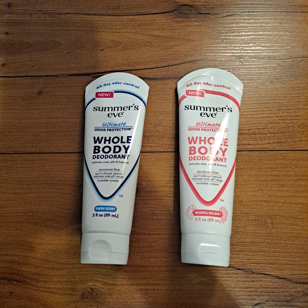 Summer's Eve Whole Body Deodorant 2 Pack Set